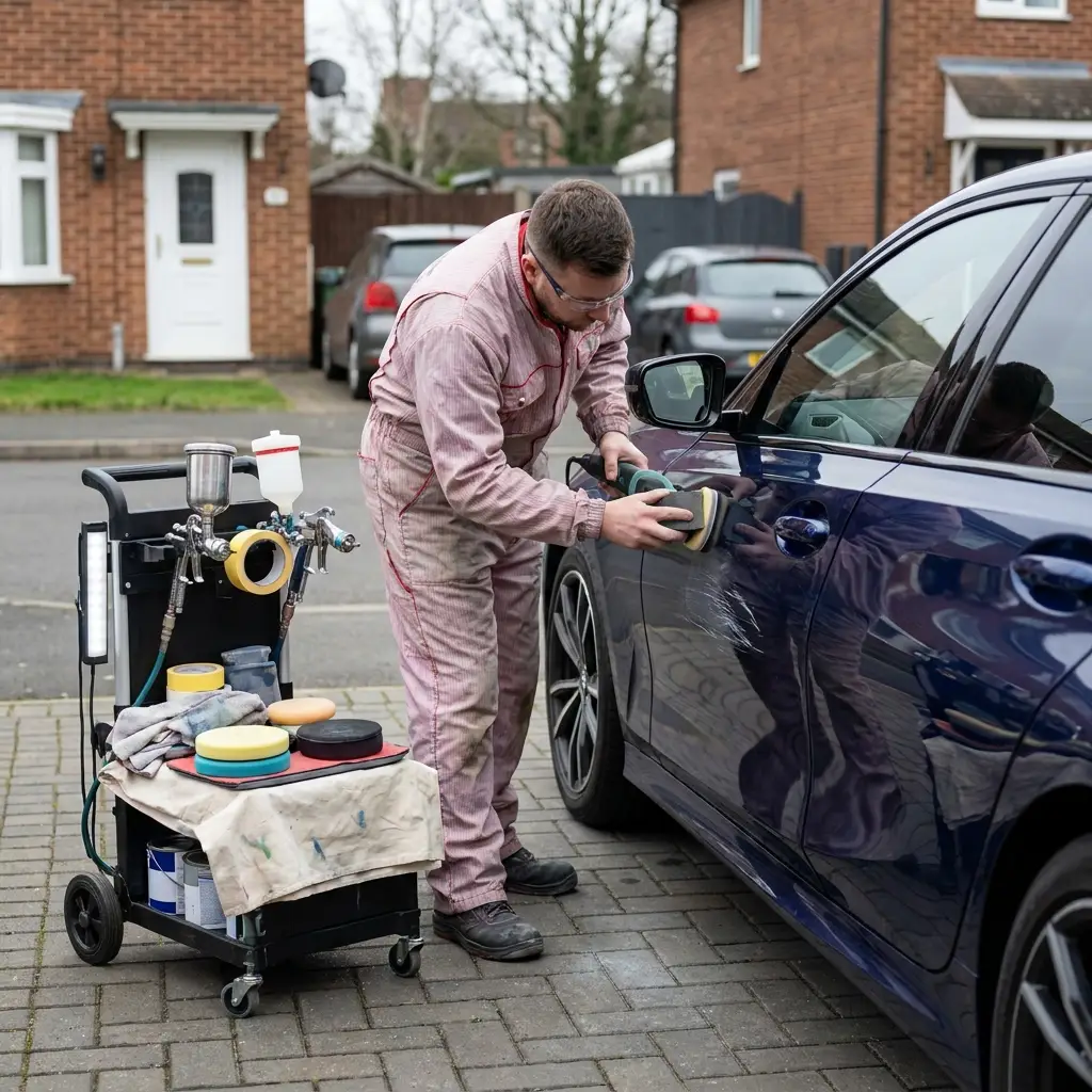 mobile car paint respray service in Birmingham